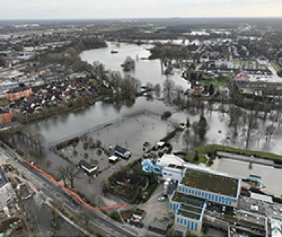 Hochwassersituation in Celle